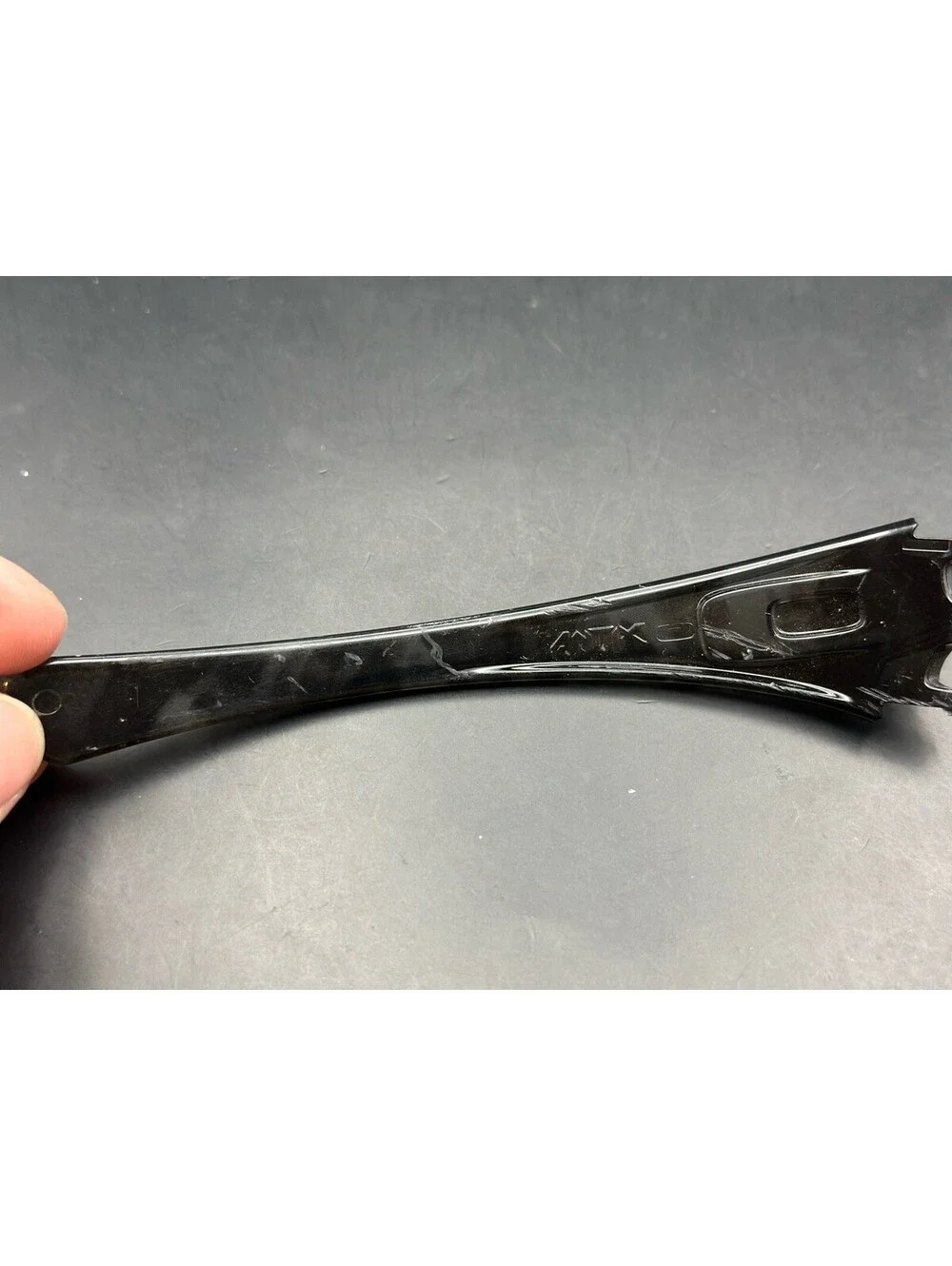 Oakley Antix Polished Black Tortoise OEM Left Replacement Arm